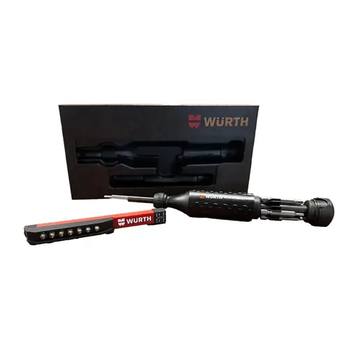 Wurth Multi-Bit Screwdriver/LED Light Kit Wurth Multi-Bit Screwdriver/LED Light Kit