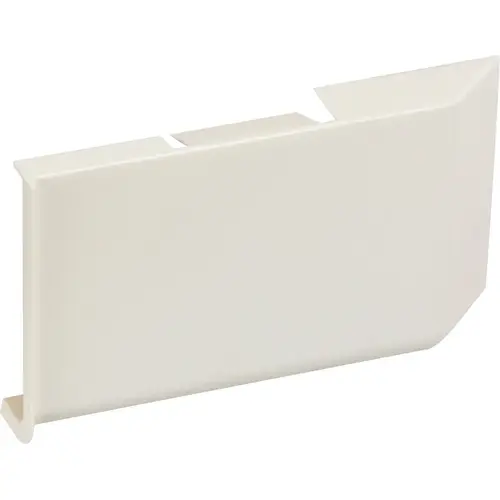 Cover Cap, for Scarpi-4 Cabinet Hanger Empty Cream white/almond, right hand almond colored Cover Cap, for Scarpi-4 Cabinet Hanger Empty Cream white/almond, right hand almond colored