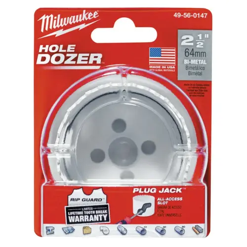 HOLE DOZER Bi-Metal Hole Saw, 2-7/8 in dia, 3.0 in Cutting Depth HOLE DOZER Bi-Metal Hole Saw, 2-7/8 in dia, 3.0 in Cutting Depth