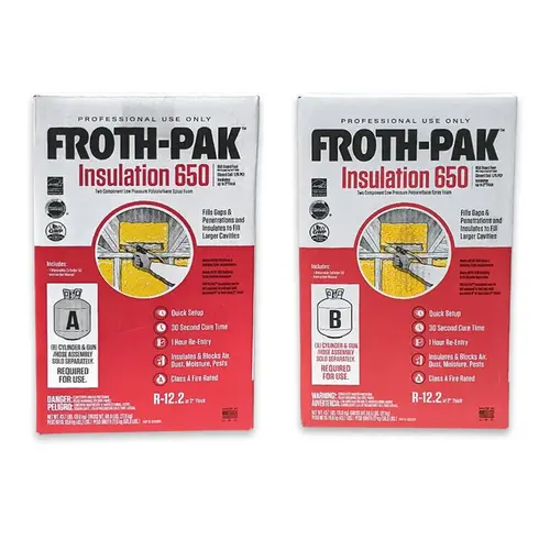 Froth-Pak Series Foam Insulation Kit, Part A and Part B Froth-Pak Series Foam Insulation Kit, Part A and Part B