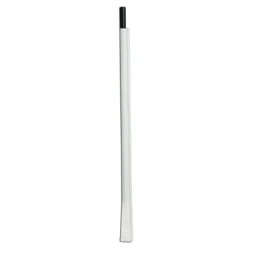 D & W Fine Pack 7.75 Inch Jumbo Ebony Wrapped Straws, 500 Each D & W Fine Pack 7.75 Inch Jumbo Ebony Wrapped Straws, 500 Each
