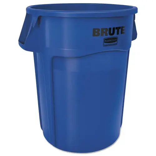 BRUTE Round Container without Lid, 44 gal, Heavy-Duty Plastic, Utility Waste, Red BRUTE Round Container without Lid, 44 gal, Heavy-Duty Plastic, Utility Waste, Red