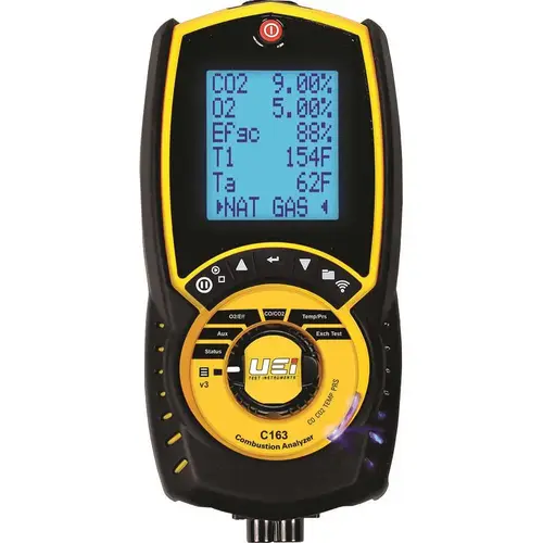 Test Instruments Residential/commercial Combustion Analyzer With Pressure