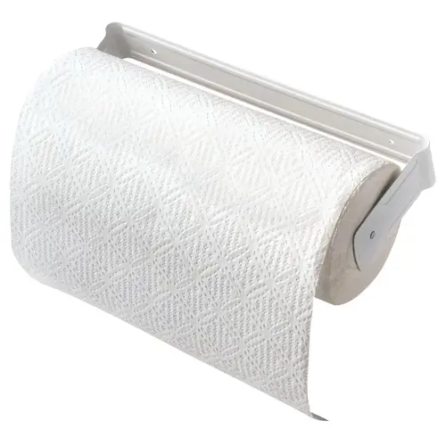 White Metal Paper Towel Holder White Metal Paper Towel Holder