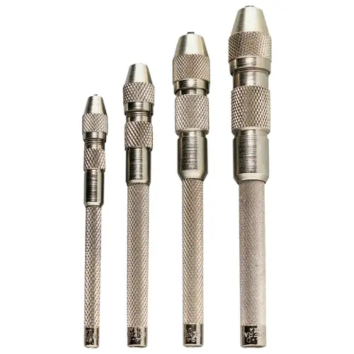 Pin Vises, 0 in - 0.055 in Pin Range, 5/16 in Dia. Pin Vises, 0 in - 0.055 in Pin Range, 5/16 in Dia.