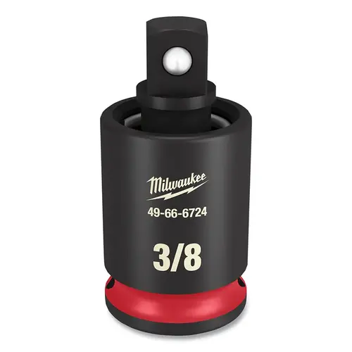 Socket Universal Joint, 3/8 in Drive, Impact Drive, 3/8 in Output Drive, Female Output Drive Black Phosphate Socket Universal Joint, 3/8 in Drive, Impact Drive, 3/8 in Output Drive, Female Output Drive Black Phosphate