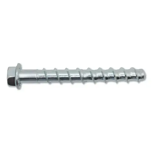 Screw-Bolt+  High-Performance Screw Anchor, 1/4 in x 3 in, Zinc Plated