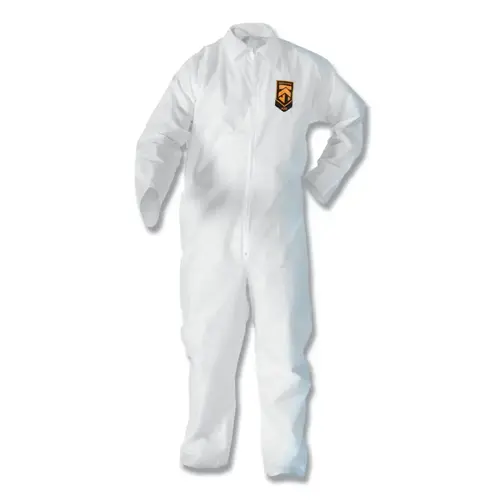 KleenGuard A20 Breathable Particle Protection Coverall, White, 3X-Large, ZF - pack of 20 KleenGuard A20 Breathable Particle Protection Coverall, White, 3X-Large, ZF - pack of 20