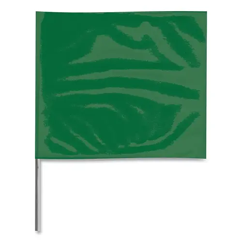 4"x5"x21" Green Wire Flags