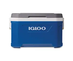 Igloo 50338 Latitude Cooler, 52 qt Cooler, Polyurethane, Indigo