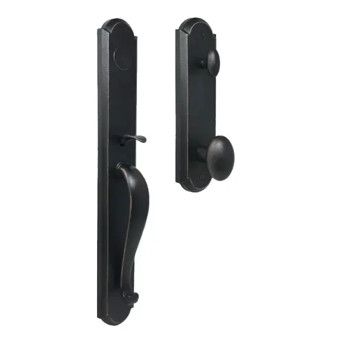 07680-1M10020 Wiltshire Dummy Handle set with Durham Knob in the Oil Rubbed Bronze Finish 07680-1M10020 Wiltshire Dummy Handle set with Durham Knob in the Oil Rubbed Bronze Finish