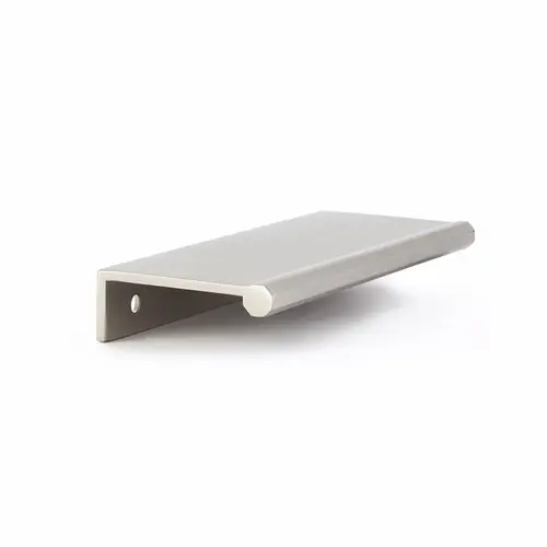 4" Center to Center Baker Edge Pull Brushed Nickel Finish 4" Center to Center Baker Edge Pull Brushed Nickel Finish
