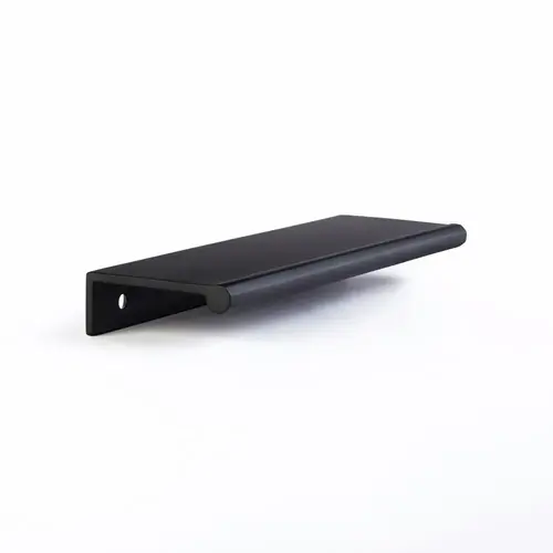 4" Center to Center Baker Edge Pull Matte Black Finish 4" Center to Center Baker Edge Pull Matte Black Finish