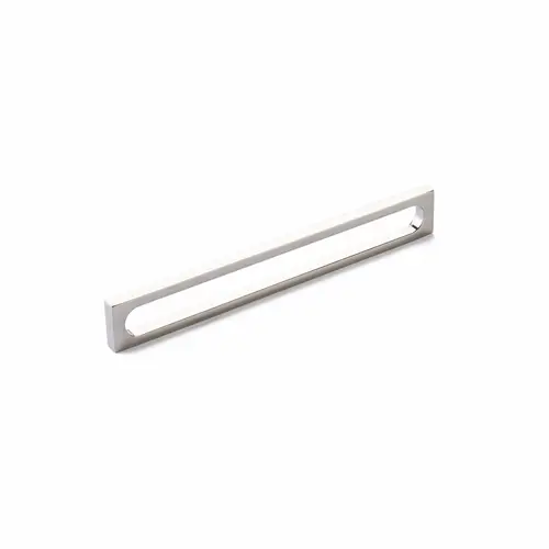 8-3/8" Cafe Modern Oval Slot Cabinet Pull with 8" Center to Center Polished Nickel Finish 8-3/8" Cafe Modern Oval Slot Cabinet Pull with 8" Center to Center Polished Nickel Finish
