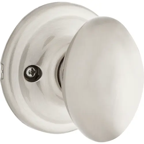 Laurel Knob Half Dummy Lock Satin Nickel Finish