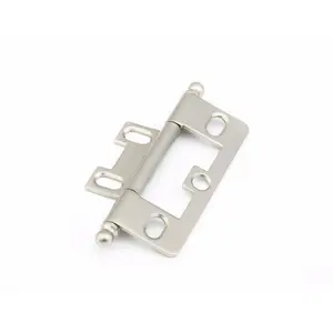 Schaub 1100B-15 Ball Tip Non-Mortise Cabinet Hinge Satin Nickel Finish