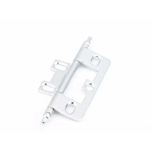 Minaret Tip Non-Mortise Cabinet Hinge Bright Chrome Finish