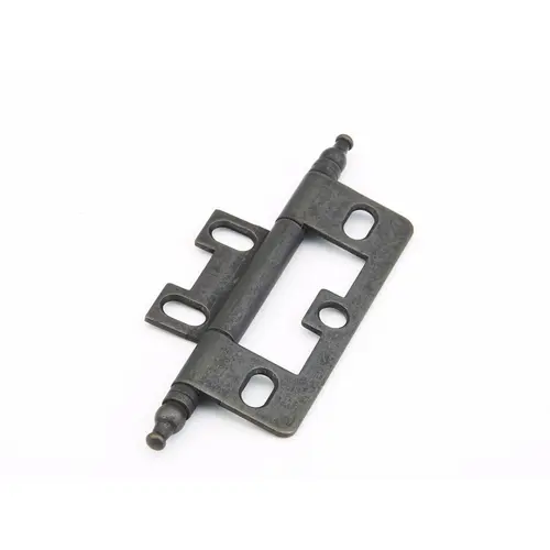 Minaret Tip Non-Mortise Cabinet Hinge Distressed Bronze Finish
