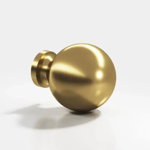 196 Series 1" Cabinet Knob Satin Brass Finish 196 Series 1" Cabinet Knob Satin Brass Finish