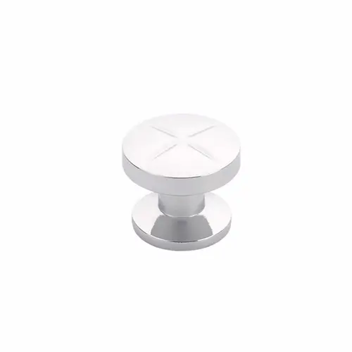 1-3/8" Grooved Northport Round Cabinet Knob Polished Chrome Finish 1-3/8" Grooved Northport Round Cabinet Knob Polished Chrome Finish