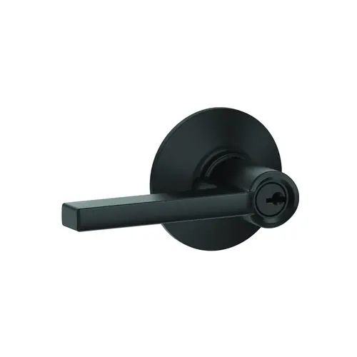Graphic Pack Latitude Lever Keyed Entry Lock C Keyway with 16086 Latch and 10027 Strike Matte Black Finish Graphic Pack Latitude Lever Keyed Entry Lock C Keyway with 16086 Latch and 10027 Strike Matte Black Finish