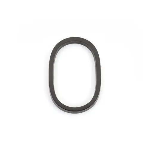7" Modern # 0 House Number Oil Rubbed Bronze Finish 7" Modern # 0 House Number Oil Rubbed Bronze Finish