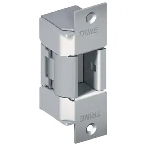 Trine 40012DC32DLH Left Hand 12 Volt DC Outdoor Electric Strike EN400 Satin Stainless Steel Finish