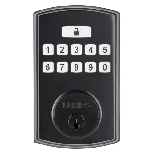 Electronic Keypad Series Deadbolt Lock Matte Black Finish Electronic Keypad Series Deadbolt Lock Matte Black Finish