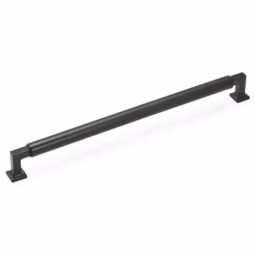 Concealed Surface Mounted 18" Center to Center Haniburton Appliance Pull Matte Black Finish Concealed Surface Mounted 18" Center to Center Haniburton Appliance Pull Matte Black Finish