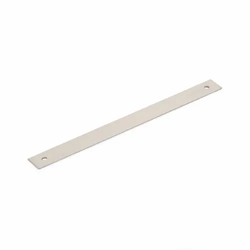 8" Center to Center Pub House Backplate for Pull Brushed Nickel Finish 8" Center to Center Pub House Backplate for Pull Brushed Nickel Finish