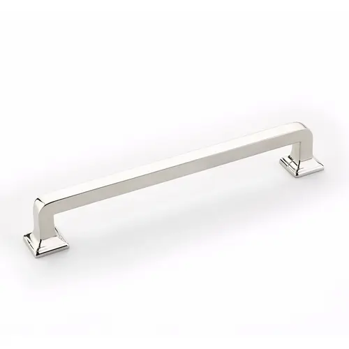 6" Center to Center Menlo Park Cabinet Pull Polished Nickel Finish 6" Center to Center Menlo Park Cabinet Pull Polished Nickel Finish