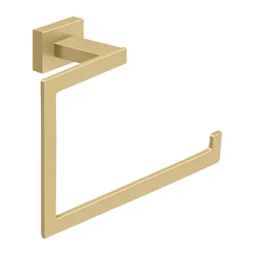 8-1/2" Length 55D Series Towel Ring Brushed Brass 8-1/2" Length 55D Series Towel Ring Brushed Brass