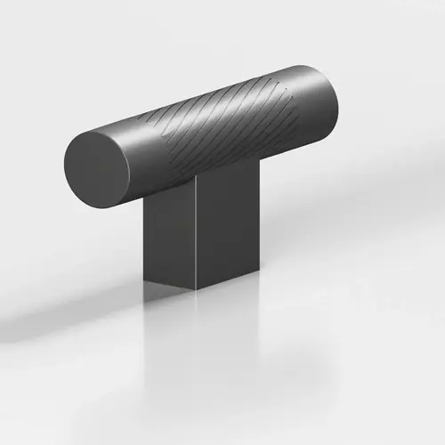 570 Series 1/2" T Single Knurl Cabinet Knob Matte Graphite Finish 570 Series 1/2" T Single Knurl Cabinet Knob Matte Graphite Finish