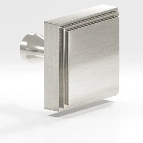 624 Series 1-1/4" Square Cabinet Knob Satin Nickel Finish 624 Series 1-1/4" Square Cabinet Knob Satin Nickel Finish