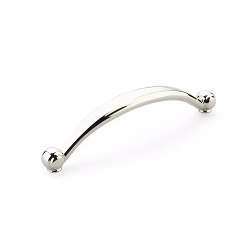 Cabriole 6" Center to Center Cabinet Pull Polished Nickel Finish Cabriole 6" Center to Center Cabinet Pull Polished Nickel Finish