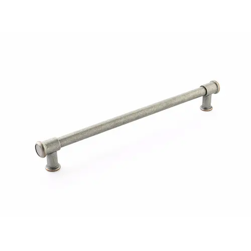 Steamworks 15" Appliance Pull Distressed Pewter and Copper Finish Steamworks 15" Appliance Pull Distressed Pewter and Copper Finish