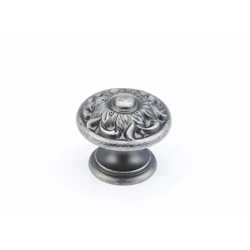 1-3/8" Corinthian Cabinet Knob Corinthian Silver Finish 1-3/8" Corinthian Cabinet Knob Corinthian Silver Finish