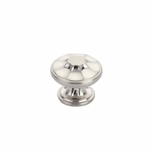 1-3/8" Empire Cabinet Knob Brushed Nickel Finish 1-3/8" Empire Cabinet Knob Brushed Nickel Finish