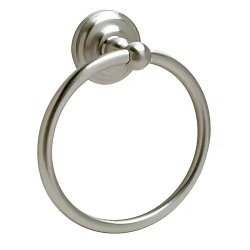 Ventura Collection Metal Towel Ring Satin Nickel Finish
