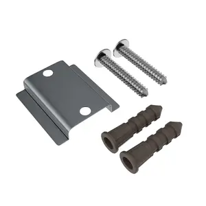 Lenape 6003 Slip-On Clip With Screws For Ceramic Accessories Chrome