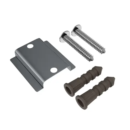 Slip-On Clip With Screws For Ceramic Accessories Chrome
