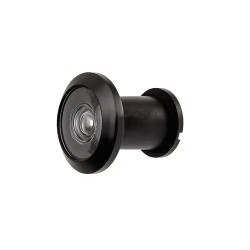 UL 180 Degree Door Viewer for 1" to 1-2/3" Matte Black Finish