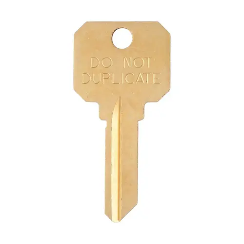 Do Not Duplicate 5 Pin Key Blank with Schlage C Keyway - * Must be Purchased in Multiples of 50 * - pack of 50 Do Not Duplicate 5 Pin Key Blank with Schlage C Keyway - * Must be Purchased in Multiples of 50 * - pack of 50