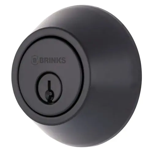 Raleigh Series Transitional Round Single Cylinder Deadbolt with 4 Way Adjustable Backset Matte Black Finish Raleigh Series Transitional Round Single Cylinder Deadbolt with 4 Way Adjustable Backset Matte Black Finish