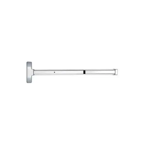 3 ft Rim Exit Only Exit Device Satin Chrome Finish
