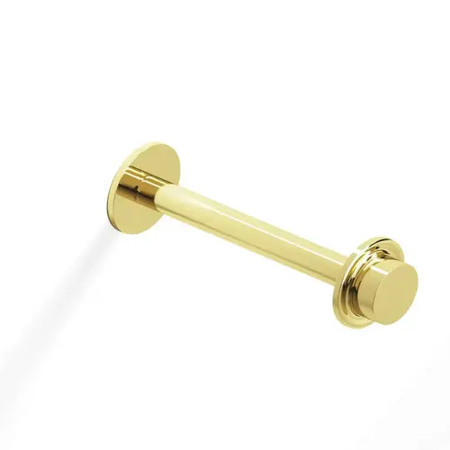 ER110 Series Contemporary Style Pull Out Garment Rod with 1-1/2" Mounting Flange Polished Brass Finish ER110 Series Contemporary Style Pull Out Garment Rod with 1-1/2" Mounting Flange Polished Brass Finish