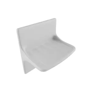 Proplus 180301 Ceramic Soap Dish, Grout-In