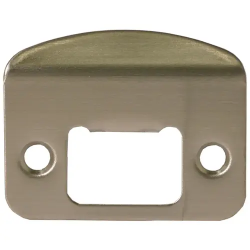 Full Lip Round Corner Strike 2 1/4 x 1 3/4 Satin Stainless Finish (no screws included) Full Lip Round Corner Strike 2 1/4 x 1 3/4 Satin Stainless Finish (no screws included)
