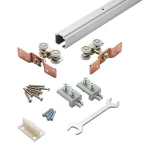 Pemko H200PACK with H222R1 Hangers and TELS-14 in Track Stops Zinc Coated Steel