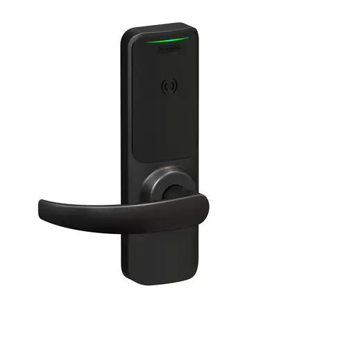 XE360 Series Wireless Mortise Lock, Offline Push Button Function with Smart Mobile Reader, Neptune Lever, and 6 Pin C Keyway Matte Black Finish XE360 Series Wireless Mortise Lock, Offline Push Button Function with Smart Mobile Reader, Neptune Lever, and 6 Pin C Keyway Matte Black Finish